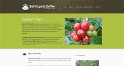Desktop Screenshot of organicbalicoffee.com